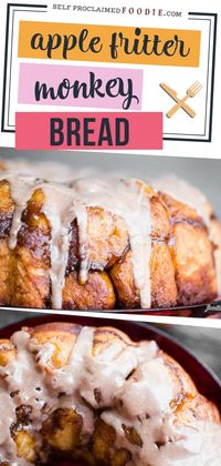 Monkey Bread Recipe from Scratch recipe that you´ll love! It combines with a homemade dough with a flavorful cinnamon sugar apple filling and sweet glaze for the ultimate overnight breakfast treat! A favorite comfort food recipe that you´ll definitely enjoy!