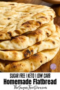 Keto Low Carb Flatbread #keto #lowcarb #bread #crust #recipe