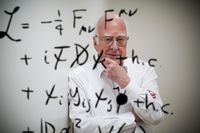 Professor Peter Higgs visits Swansea University days after the discovery of the Higgs boson | Flickr - Photo Sharing!