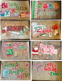 'tis the season to host a festive holiday party and what better way to decorate, than with a custom painted banner.