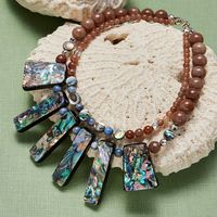 Abalone Collar Necklace