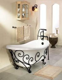 St. Thomas 8002.000 Orleans Wrought Iron Tub | QualityBath.com