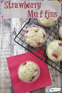 Strawberry Muffin Recipe your Kids will LOVE