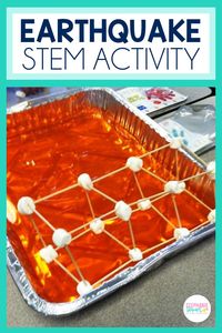 STEM challenges are a great way to get students excited about a variety of science concepts! In this post, I'm sharing an earthquake STEM activity that is always a hit with early elementary students. Your students will work to engineer a structure using marshmallows and toothpicks that can withstand an earthquake. Click here for the instructions and templates you need for this earthquake STEM challenge.