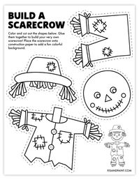 build a scarecrow craft