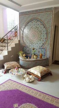 Moroccan Living room ideas, tiles, Archways and Doorways.  Are you mesmerized by the detailed architecture and vivid colors of Morocco? How about bringing that beautiful culture into your home? In this post, you will learn how to infuse Moroccan elements into your Home Decor.  I have managed to find the perfect 5 ways you can add Moroccan elements to your home. Find out the perfect Moroccan curtains, rugs, furniture, and accessories for your home decor transformation.