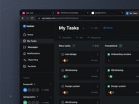 Task Management Dashboard UI Design by uiamjad ✌️