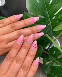 Fresh Summer Fruits 2024 Nail Designs and Colors 22 ideas