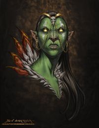 The Ork Priestess by graphitenightmare.deviantart.com on @DeviantArt