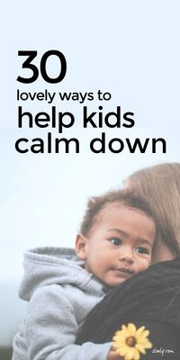 These lovely simple sensory ways to calm down kids help the whole family connect together and let go of anger and stress. They seem too simple for words but there is actually amazing parenting science behind them. #parentingtips #calmdown #calmdowntips #calmkids #calmdownkids #angermanagement