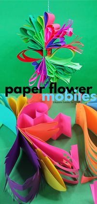 How to Make Gorgeous Paper Flower Mobiles - Babble Dabble Do