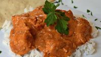 Chicken Makhani is one of my favorite Indian dishes. It is a full flavored dish that complements the chicken well. It can be made as mild or spicy as you wish by adjusting the cayenne.