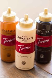 Torani Sauce Bottles