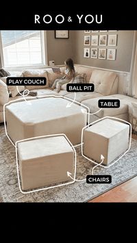 A play couch, a ball pit, a table, oh my! The versatility of the Joey means they are fun for the kids, but stylish and functional for the home, too.