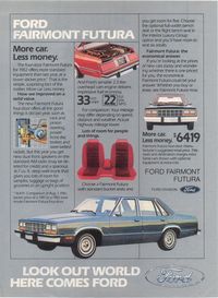 1982 Ford Fairmont Futura Four Door Sedan