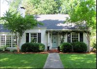 white brick with black shutters