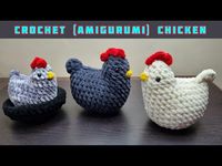 Chicken crochet amigurumi tutorial l easy amigurumi Mabel Chicken pattern for beginners l - YouTube