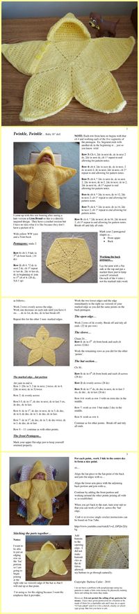 Crochet Baby Star Bunting