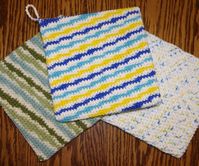 Double Thick Single Crochet Potholder