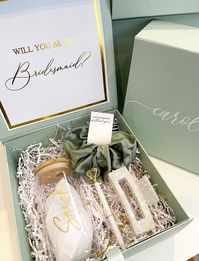 Bridesmaid Box Sage Gifts Bridesmaid Proposal Box - Etsy