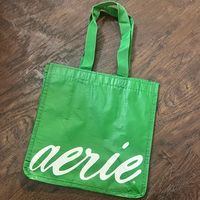 Brand New Aerie Shopping Bag - Reusable - Sustainable - Great For The Gym, Market Runs, Yoga, Lunch - Dimensions: 10” X 10” X 5” Fast Shipping!!