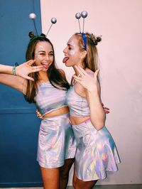 Holographic Crop Top and Skater Skirt Set Festival Wear Summer