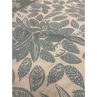 Marimekko Viikuna Tropical Leaves Fabric Remnant | Chairish