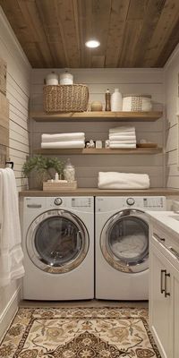 Discover how to transform your laundry room with these top 15 Shiplap Laundry Room Ideas. Create a functional, stylish space that combines beauty and practicality. Get inspired to upgrade your laundry room today!