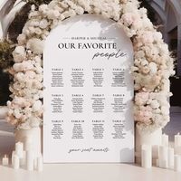 Wedding seating chart - Etsy