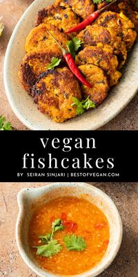 Craving fish, but want to keep it plant-based? Look no further than this delicious Thai inspired vegan fishcake recipe. The base is made from tofu and hearts of palm and it's served with a delectable savory dipping sauce. The perfect snack, side dish, or high protein compliment to your dinners. 🌶🌿🧡