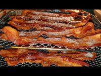 Air Fried Bacon Power XL Vortex 10qt 1700w Air Fryer Pro Oven Whole Pack of Bacon at once no flip - YouTube