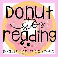 Freebie!Use this cute reading challenge resource to promote reading over time or for a special reading day event. Children can be told 'Donut stop reading' and when signalled, they should read their books for sustained periods of time. Each time they complete their reading challenge, they can cross a donut off their sheet. The download contains a poster, 2 record sheets, a lanyard template, a certificate template and a review sheet. It's super simple to use and can be adapted for different year