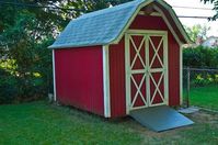 How to Build a Shed Ramp {Potholes and Pantyhose}