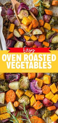 Oven Roasted Vegetables are deliciously tender and roasted in a crave-worthy seasoning blend. Get tips for perfect roast veggies side dish every time!