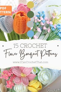 Dive into the world of crochet with these 15 enchanting flower bouquet patterns. Perfect for beginners and pros alike, these patterns offer a variety of floral designs, from roses to daisies, that will brighten up any room. Learn tips and tricks for creating lifelike, vibrant flowers that bring a touch of nature indoors. Whether you're decorating for a special event or adding a cozy touch to your home, these patterns are sure to inspire.