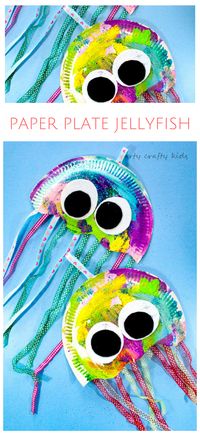 Paper plate jellyfish