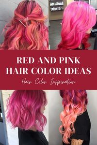 Dreaming about red and pink hair? This beautiful hair color is having its moment and we took the time to find some of the best examples on how to pull of this head-turning color combination.