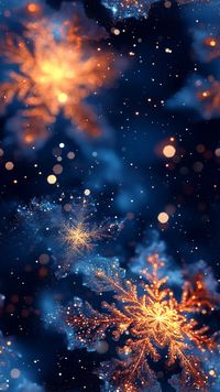 Dark Winter Wallpaper Aesthetic with a Magical Touch