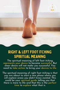 Foot Itching has a very interesting and very intense spiritual meaning for your life! Read More: #spiritualinsights #spiritualmeaning #spiritualmessage #spiritualmessages #spiritualsigns