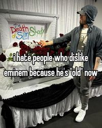 did some of you expect him to be 20 forever #whisper #eminem #slimshady #real