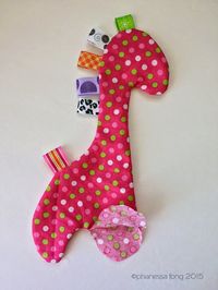 Phanessa's Crafts: Baby Giraffe Tag Toy