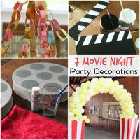 7 Movie Night Party Decorations