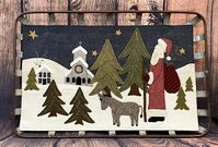 Santa in the Woods Wool Kit by Karen Yaffe