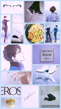 #yuurixviktor #yuurikatsuki #yurikatsuki #vicuuri #victuri #yurionice #yoi #anime #aesthetic #moodboard #lockscreen