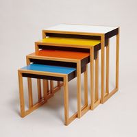 Nesting Tables by Josef Albers.