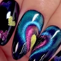 26K likes, 134 comments - nailartbyjen on January 3, 2024: "Color changing cat eye heart swirls tutorial!! 🌌💫💅🏽🎥 🥵 Perfect Valentine’s Da..."