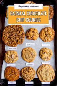 Are you searching for the worlds best oatmeal chocolate chip cookies? If so, we're trying all of the most popular chocolate chip oatmeal cookie recipes! I hope you find a new favorite. In this bake-off, we're trying TWELVE cookie recipes!