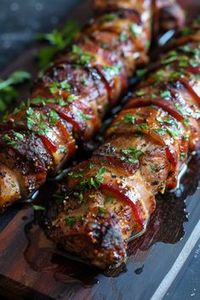 Indulge in a mouthwatering meal with this delicious bacon-wrapped pork tenderloin recipe. This easy-to-make dish is perfect for any occasion and sure to impress your guests. Simply wrap the tenderloin in crispy bacon and pop it in the oven for a flavorful and juicy main course. Try this bacon-wrapped pork loin in the oven recipe today and treat yourself to a scrumptious feast that everyone will love!