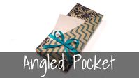 Angled Pocket Gift Wrapping Tutorial (Reversible Paper) - YouTube