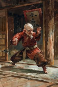 Equipped with lightning-fast reflexes and an uncanny ability to dodge attacks, the Halfling Monk is like a gust of wind dancing through a field of danger. Their dexterity is unmatched, evoking envy from the most graceful of elves and awe from the mightiest of warriors.